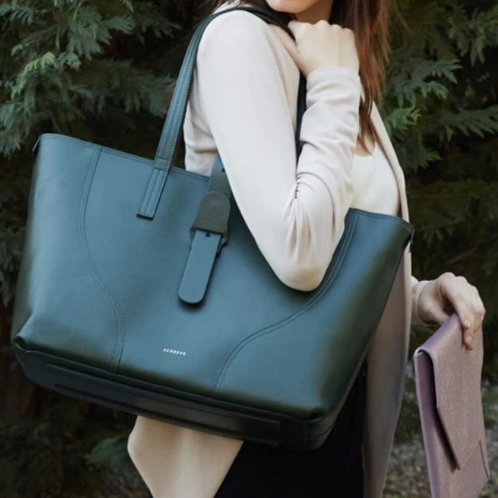 Senreve Voya Tote Pebbled Forest